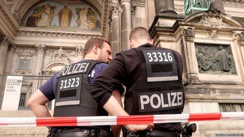 The German police. Photo Fabrizio Bensch (Reuters)