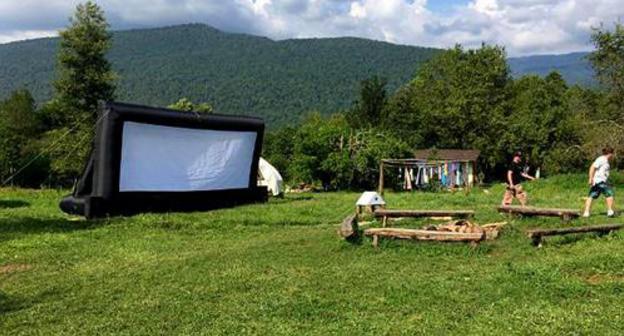 8th International open-air film festival "A Point in the Infinite Universe". Photo by Dmitry Stateinov for the Caucasian Knot.