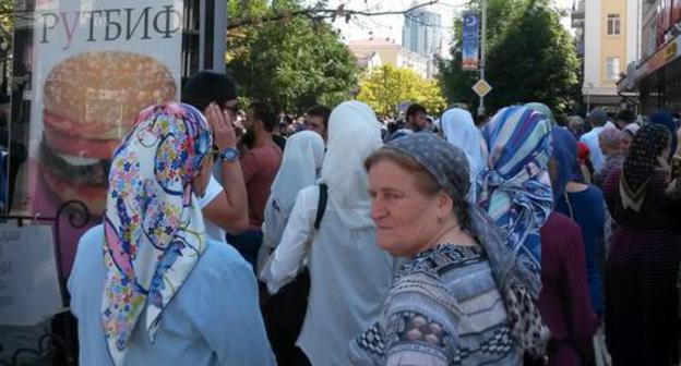 Grozny residents. Photo by Nikolai Petrov for the Caucasian Knot.