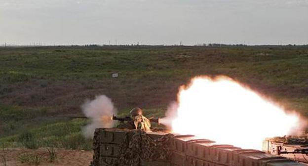 Military drills at Adanak training ground, Dagestan. Photo: press service of the Ministry of Defence of the Russian Federation, http://syria.mil.ru