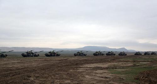 Tanks of Azerbaijani Army. Photo: https://mod.gov.az/ru/foto-arhiv-045/?gid=21938