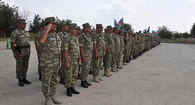 Soldiers of Azerbaijani Army. Photo: http://mod.gov.az/az/foto-arxiv-045/