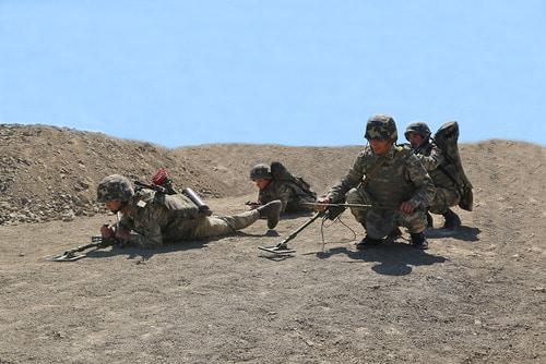 Azerbaijani servicemen, September 1, 2018. Photo: https://mod.gov.az//images/gallery/881d04d3cd5f44298a010c2ba6b9d2a7.jpg