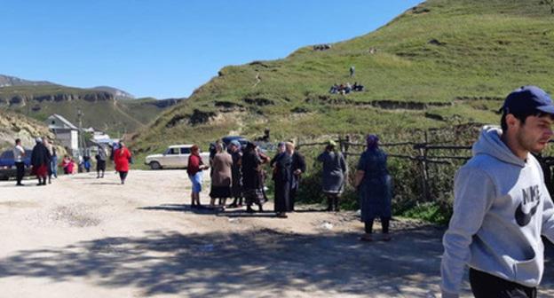 Kendelen villagers. Photo by Lyudmila Maratova for the "Caucasian Knot"