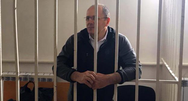 Oyub Titiev in the courtroom. Photo by Patimat Makhmudova for the Caucasian Knot