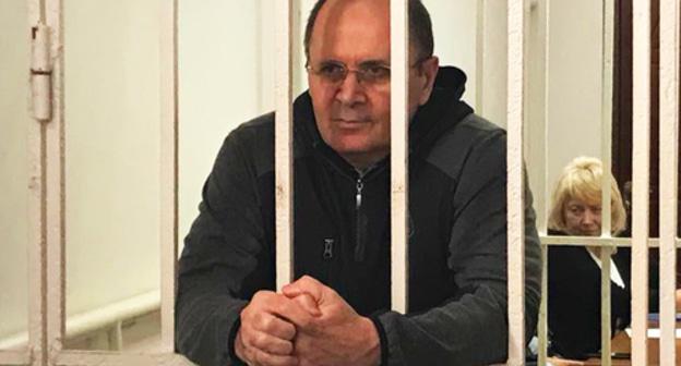 Oyub Titiev in the courtroom. Photo by Patimat Makhmudova for the Caucasian Knot