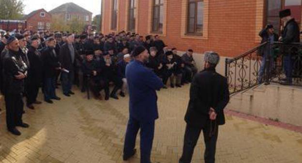 Meeting in Karabulak. October 26, 2018. Photo from the blog of Magomed Mutsolgov on the Caucasian Knot