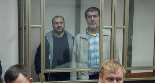 Akramjon Abdullaev and Nematjon Isroilov in the courtroom. Photo by Konstantin Volgin for the Caucasian Knot