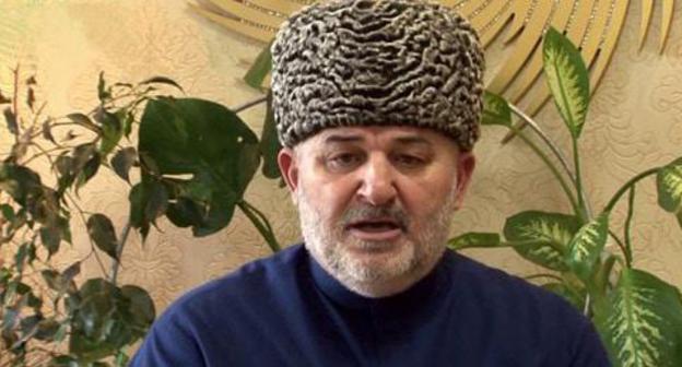 Isa Khamkhoev. Photo: Spititual Administration of Muslims of Ingushetia, https://www.youtube.com/watch?v=GVsmQCWdgFA