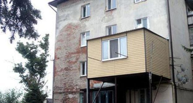 A dormitory located in Severnaya Street in Nalchik. Photo by Lyudmila Maratova for the "Caucasian Knot"