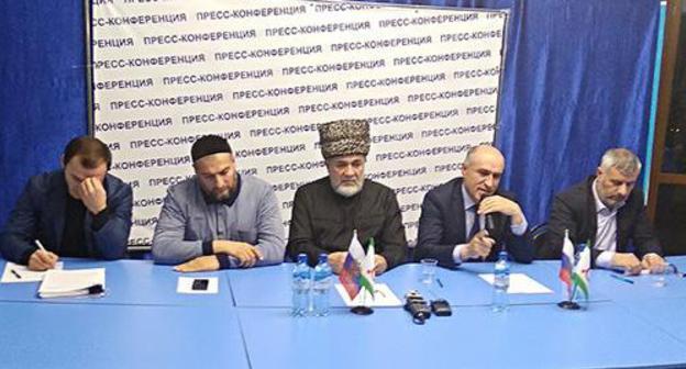 Press conference in Nazran, November 21, 2018. Photo by Umar Yovloi for the Caucasian Knot