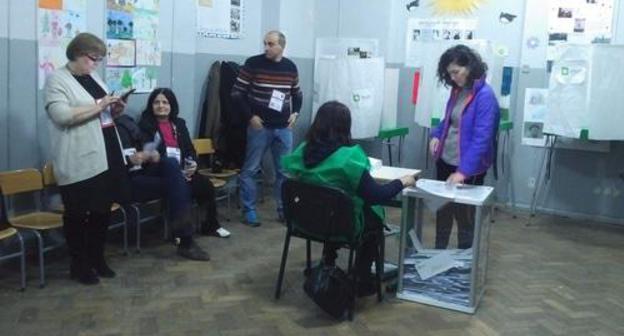 A polling station No. 12 in Tbilisi. November 28, 2018. Photo by Grigory Shvedov for the "Caucasian Knot" 