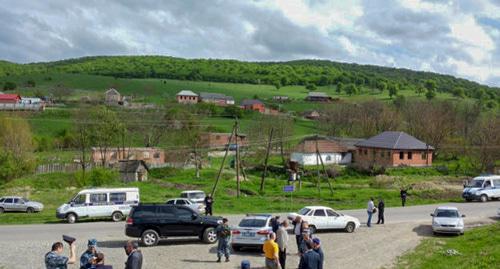The village of Yandare in the Nazran District of Ingushetia. Photo by the  the Ministry of Internal Affairs for Ingushetia, 06.mvd.ru