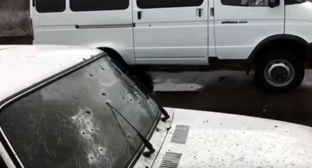 The site of the shootout in the Maisky District of Kabardino-Balkaria. Photo by Viktor Titov https://www.youtube.com/watch?time_continue=1&amp;v=6Xv-5U29KrM