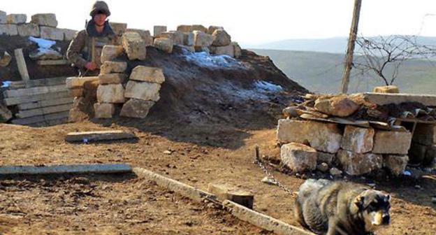 At the contact line in Nagorno-Karabakh. Photo by Alvard Grigoryan for the Caucasian Knot