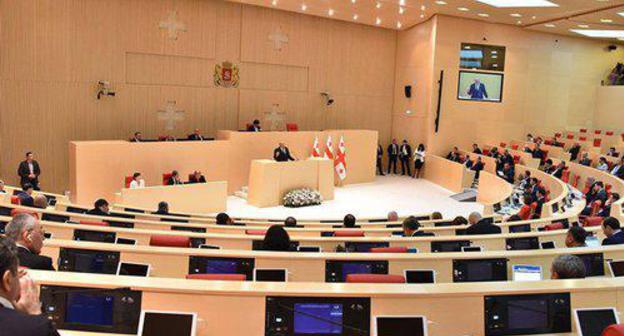 Georgian Parliament. Photo: https://www.facebook.com/parliamentgeo/photos/pcb.2132096680163672/2132095516830455/?type=3&theater