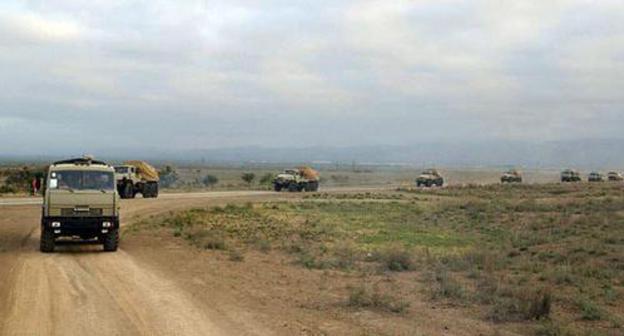 Military vehicles of the Azerbaijani Army. Photo: http://mod.gov.az/ru/foto-arhiv-045/