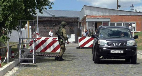 Russian military base in Gyumri. Photo by the press service of the Radio Azatutyun (RFE/RL)