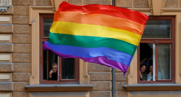 A flag of the LGBT community. Photo: REUTERS/Borut Zivulovic