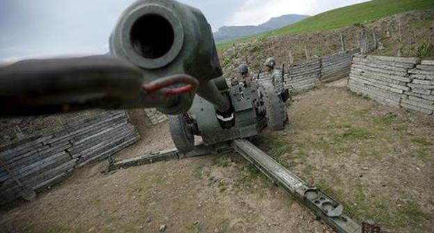 At the contact line in Nagorno-Karabakh. Photo: REUTERS/Staff