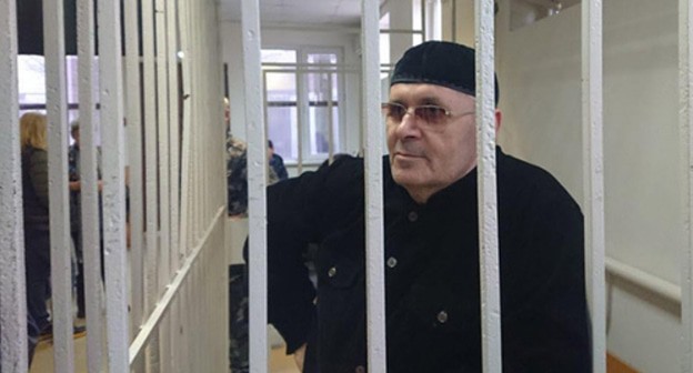 Oyub Titiev in the courtroom. Photo by Patimat Makhmudova for the Caucasian Knot