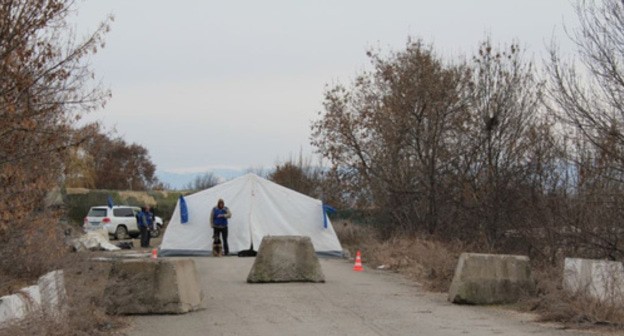 The border between Georgia and South Ossetia. Photo: Zarina Sanakoeva (RFE/RL)