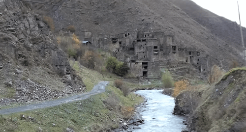 Mountain village of Shatili in Georgia. Screenshot from film 'Khevsureti - Shatili – Mutso', Kirill Shatilof / YouTube