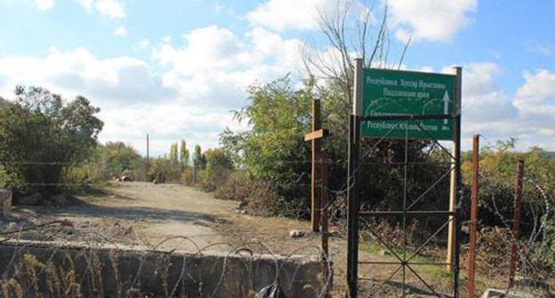 Border of South Ossetia and Georgia. Photo: press service of South Ossetia’s KGB