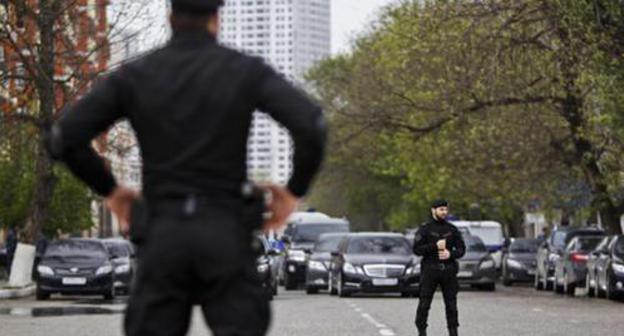 Law enforcers in Grozny. Photo: REUTERS/Maxim Shemetov