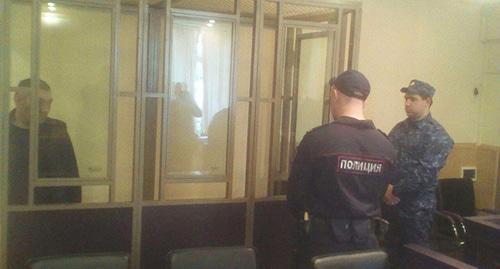 Ruslan Islamov in the courtroom. Photo by Valery Lyugaev for the Caucasian Knot