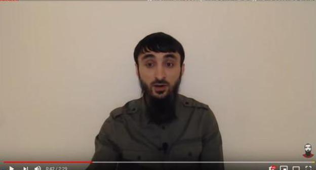 Screenshot of Tumso Abdurakhmanov's video posted on YouTube on April 10 https://www.youtube.com/watch?v=D9EzirHECXY