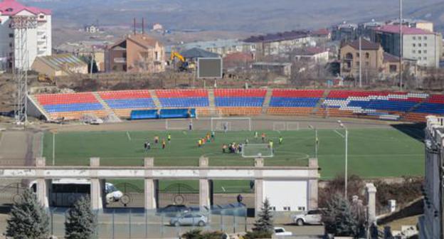 A stadium in Stepanakert. February 2019. Photo by Alvard Grigoryan for the "Caucasian Knot"