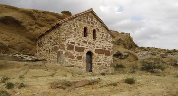 Part of the "David Gareji" Monastery Complex situated on the Azerbaijani territory. Photo: Andrzej Wójtowicz from Poznań, Poland -https://commons.wikimedia.org/w/index.php?curid=30058738