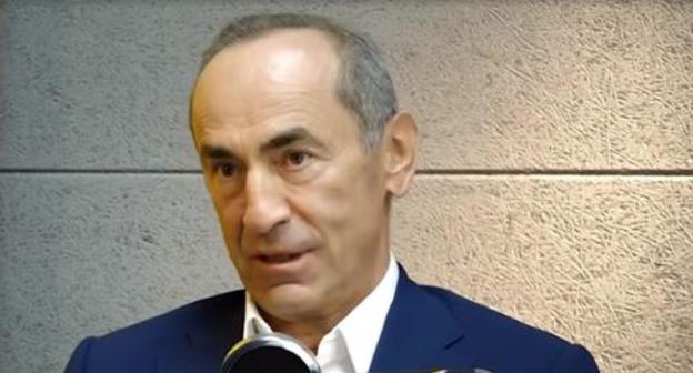 Robert Kocharyan. Screenshot from video posted at Sputnik Channel in Russian: https://www.youtube.com/watch?v=NtIXrKb6c-U