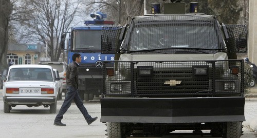 Police cars. Azerbaijan. Photo: REUTERS/David Mdzinarishvili