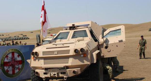 Georgian-made Didgori armoured personnel carrier. Photo by Inna Kukudzhanova for the Caucasian Knot