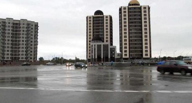 Minutka Square in Grozny. Photo: screenshot of the video by Denis Mokrushin https://www.youtube.com/watch?v=xRWC989OWU4