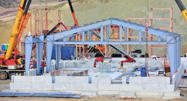 Construction at gold mine. Photo: press service of Lydian mining company, https://www.lydianarmenia.am/index.php?m=photoOne&lang=arm&gid=20