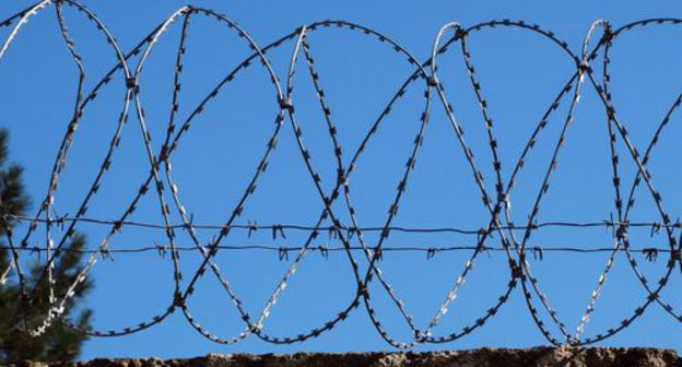 Fence of high security facility. Photo by Nina Tumanova for the Caucasian Knot