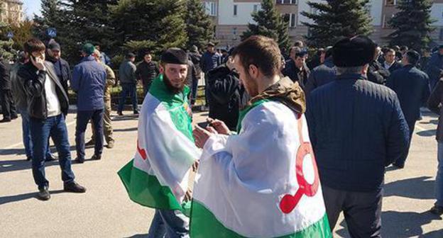 Rally in Magas on March 26, 2019. Photo by Umar Yovloy for the "Caucasian Knot"