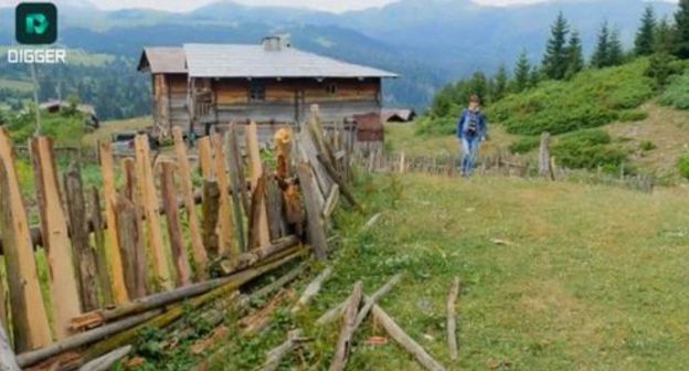 Georgia. Screenshot of the video "Georgia Pastoral Tourism Ecotourism in Georgia" by Matvey Mosiahin, https://www.youtube.com/watch?v=pMkU7NkpZkM