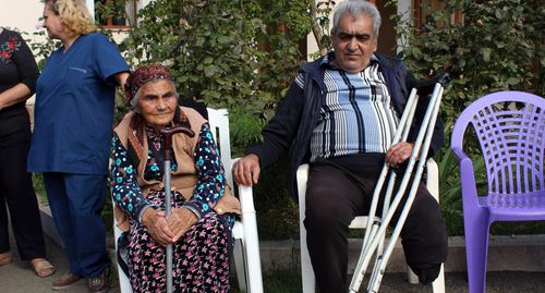 The residents of the Stepanakert boarding house. Photo by Alvard Grigoryan for the "Caucasian Knot"