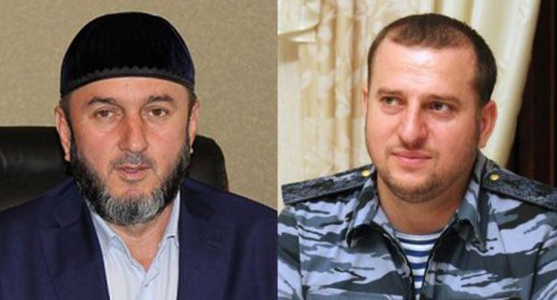 Valid Abdureshidov (left) and Apti Alaudinov. Collage by the Caucasian Knot. Photo: press service of the United Russia Party, https://chechen.er.ru/persons/19000/, Rustam Djalilov, http://kavpolit.com