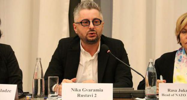 Nika Gvaramiya. Photo: OSCE Parliamentary Assembly https://ru.wikipedia.org/wiki/%D0%93%D0%B2%D0%B0%D1%80%D0%B0%D0%BC%D0%B8%D1%8F,_%D0%9D%D0%B8%D0%BA%D0%BE%D0%BB%D0%BE%D0%B7_%D0%90%D0%BD%D0%B7%D0%BE%D1%80%D0%B8%D0%B5%D0%B2%D0%B8%D1%87#/media/%D0%A4%D0%B0%D0%B9%D0%BB:Nika_Gvaramia,_Director_General_of_Rustavi_2_(44851964644).jpg