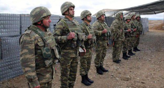 Azerbaijani soldiers. Photo: press service of the Ministry of Defence of Azerbaijan, https://mod.gov.az