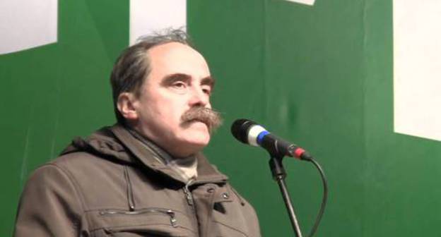 Yan Rachinsky, the chairman of the board of the "International Memorial". Screenshot from video posted at 'Yabloko TV' YouTube Channel: https://www.youtube.com/watch?v=J0GzRMvHZnk