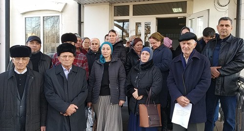 People at the Ministry of National Policy of Ingushetia. Photo by Magomed Aliev for the "Caucasian Knot"