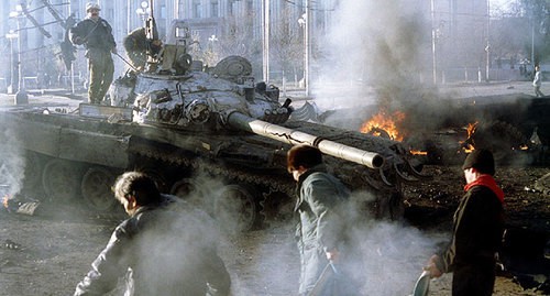 Aftermath of the assault on Grozny. Photo: Reuters/Stringer