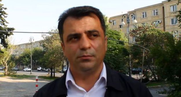 Ikram Ragimov. Screenshot from video posted by Reportyor info at: https://www.youtube.com/watch?v=g7Np1jNOlWg