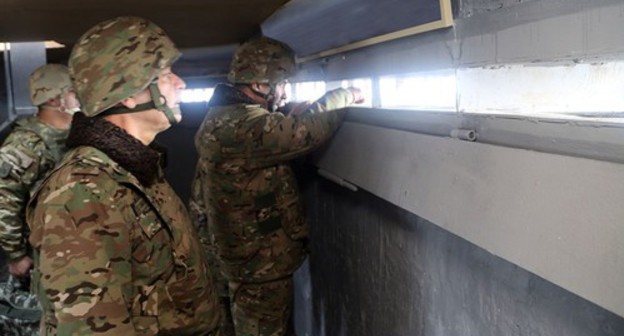 Azerbaijani soldiers. Photo by the press service of the Ministry of Defence of Azerbaijan, https://mod.gov.az